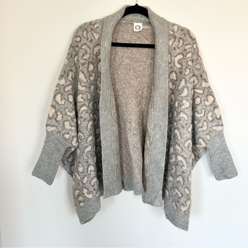 Anthropologie Akemi Kim Cheetah Cardigan